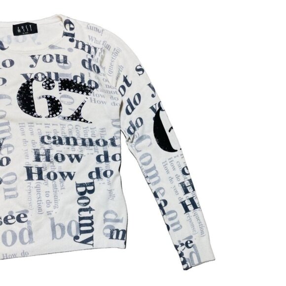 Just Mist Crop Top Long Sleeve Y2K Streetwear Shimmer Crewneck - Picture 2 of 7